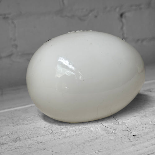Antique Victorian Painted Milk Glass Easter Egg (#6)