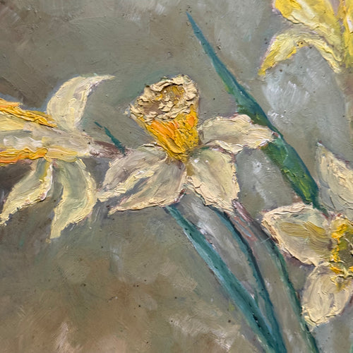 Mid 20th-century Dutch Floral Still Life Painting