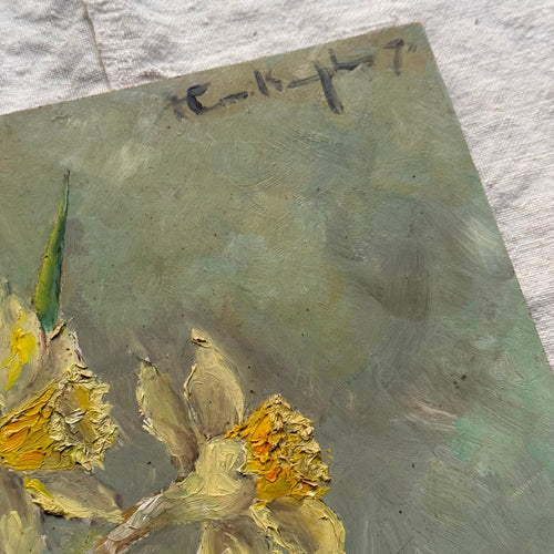 Mid 20th-century Dutch Floral Still Life Painting