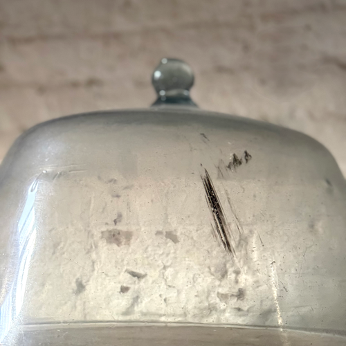 Large 19th-century French Glass Cloche de Melon (LG-06)