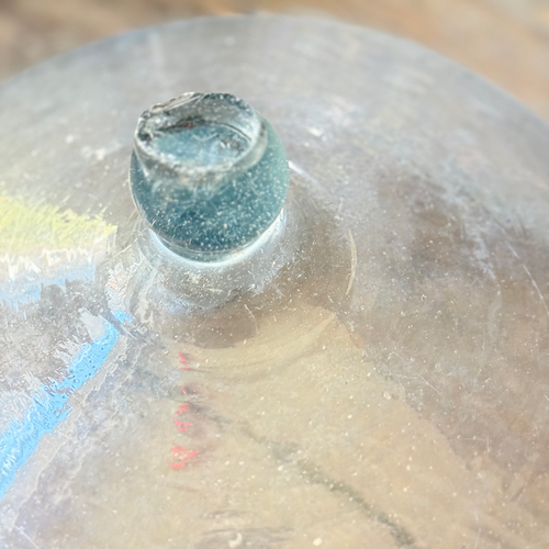 Large 19th-century French Glass Cloche de Melon (LG-06)