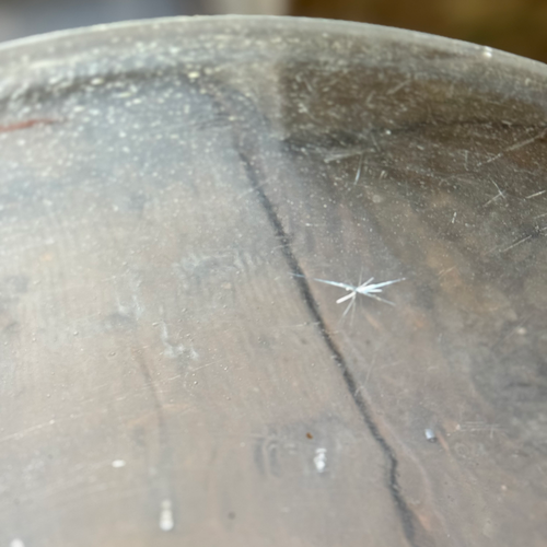 Large 19th-century French Glass Cloche de Melon (LG-06)
