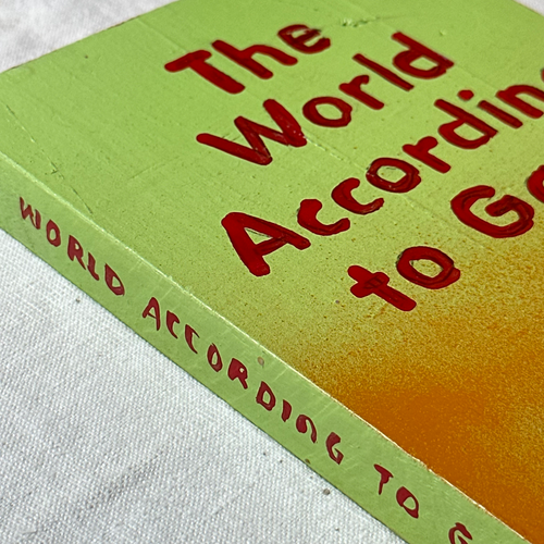 Leanne Shapton "The World According to Garp" Painted Wooden Book