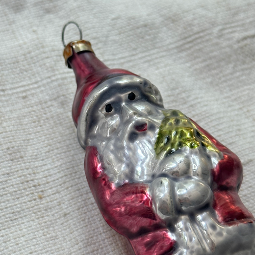 Nostalgic Santa with Tree Ornament