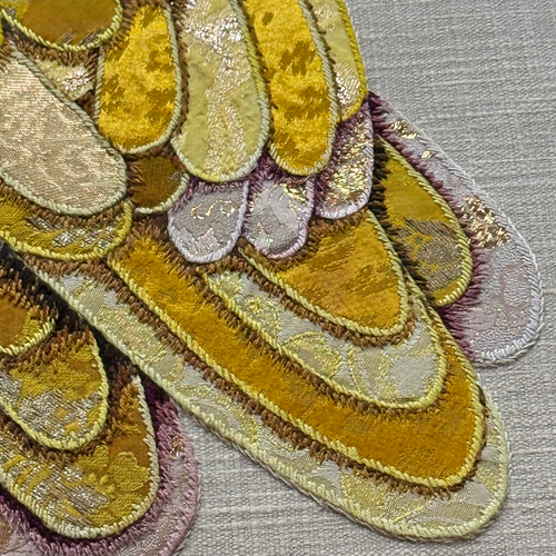 "Love & Hope" Pair of Hand Embroidered Owls by Zara Merrick