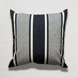 Custom 19th-century French Ticking Pillow (#29)