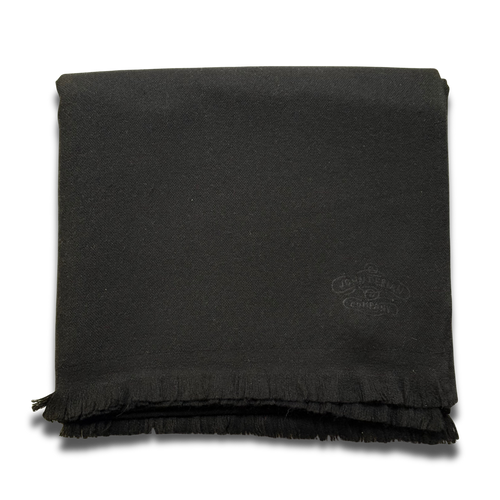 Noble Fibre Cashmere Travel Shawl in Black