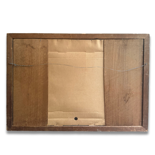 Framed 19th-century  Ship Chromolithograph Print