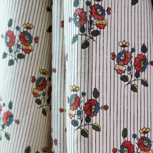 74A Boutonniere Antoinette Poisson 5 Meter Linen Bolt