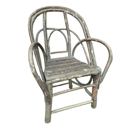 19th-Century French Folk Twig Chair