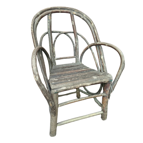 19th-Century French Folk Twig Chair