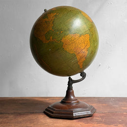 Early 20th-century George F. Cram Terrestrial Globe