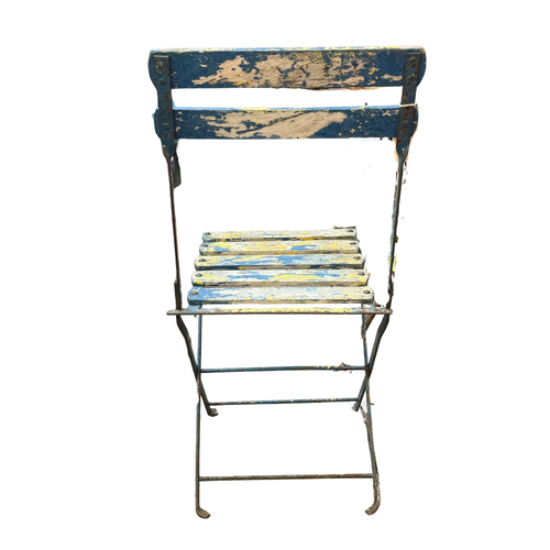 Pair of Antique Wooden Bistro Chairs