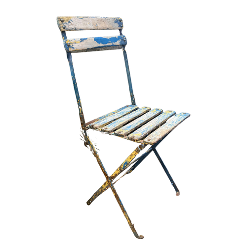 Pair of Antique Wooden Bistro Chairs
