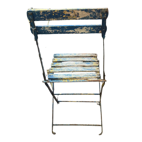 Pair of Antique Wooden Bistro Chairs