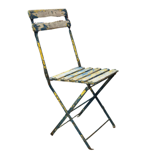 Pair of Antique Wooden Bistro Chairs