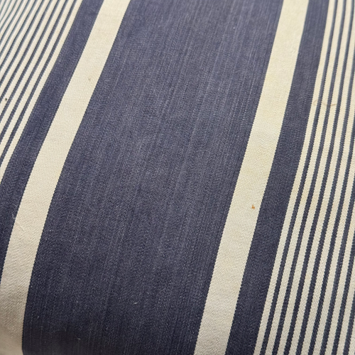 Custom 19th-century French Ticking Pillow (#3-34)
