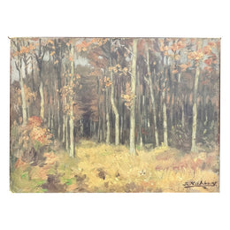Evert Rabbers Landscape Painting (2371)