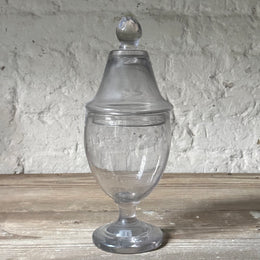 19th Century French Lidded Glass Jar (No. 730)