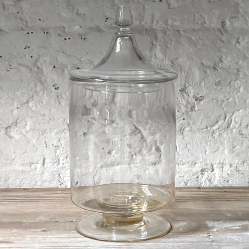 19th Century French Lidded Glass Jar (No. 732)