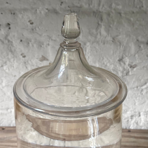 19th Century French Lidded Glass Jar (No. 732)