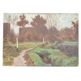 Evert Rabbers Landscape Painting (2377)