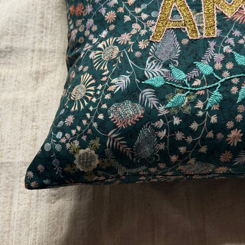 "Amour" Embroidered Cushion (CS-815)