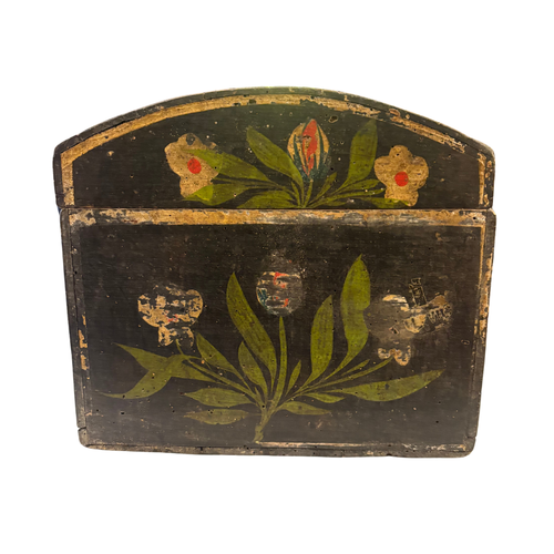 18th-century French Painted Trunk