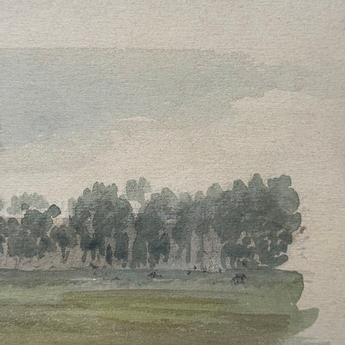 19th Century French Watercolor Painting by Alphonse Baril (#38)