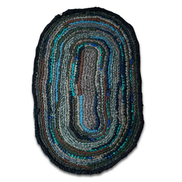 Olly Crocheted Vintage Wool Suit Rug #7