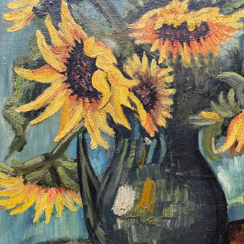 Mid 20th-century Dutch Floral Still Life Painting