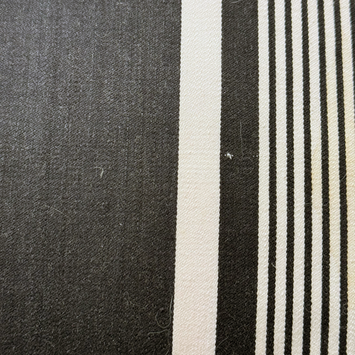 Custom 19th-century French Ticking Pillow (#3-04)