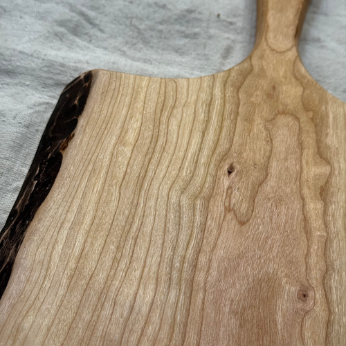 Spencer Peterman 15" Cherry Wood Cutting Board with Handle (#4-11)