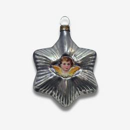 Nostalgic Star with Angel Ornament