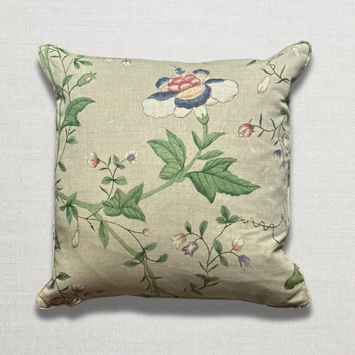 Custom John Derian for Pierre Frey "Le Paravent Chinois" Pillow in "Chantilly Cream" (#12)