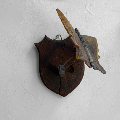 Early 20th-century Black Forest Carved Butterfly (9-06)