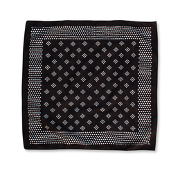 M A R Y N Work Cotton Bandana in Coal