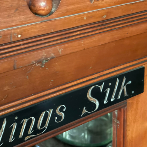 Early 20th-century Belding’s Silk Spool Thread Display Cabinet