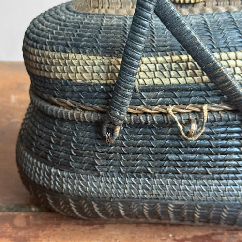 19th-Century French Market Basket (#7)