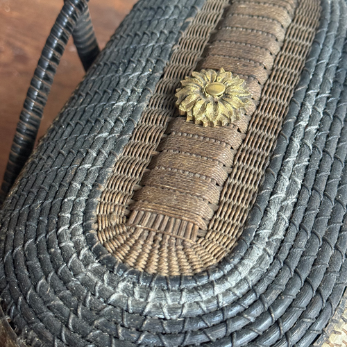 19th-Century French Market Basket (#7)