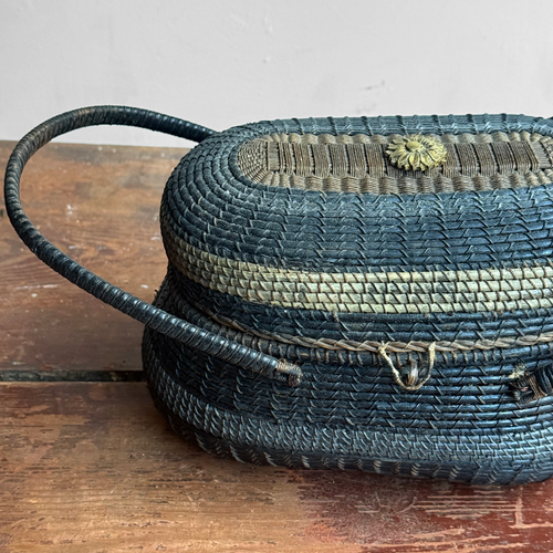 19th-Century French Market Basket (#7)