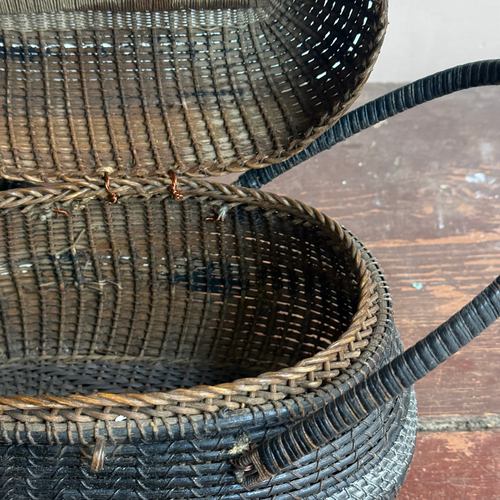 19th-Century French Market Basket (#7)