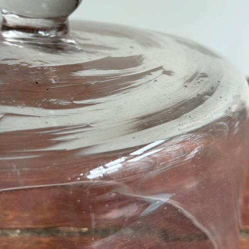 19th-century French Glass Cloche (CC07)