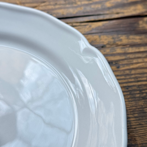 Trompe L'oeil Apple Plate with Waved Rim