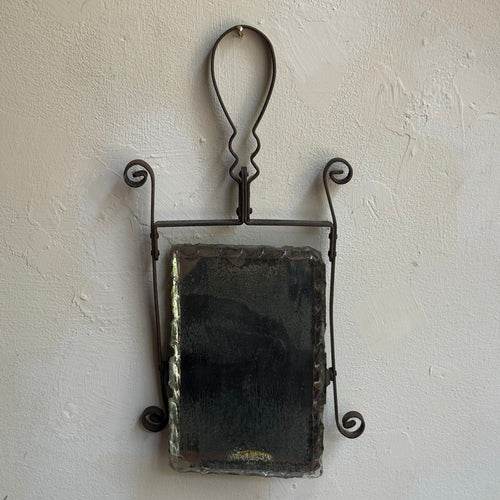 19th-century Small Shaving Mirror #5