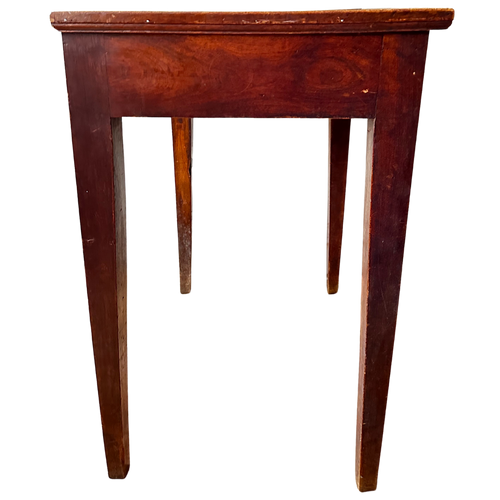 19th Century Antique Table with Felted Top