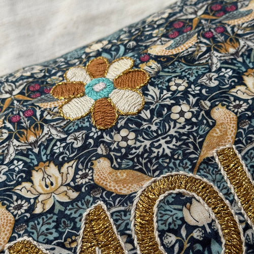 "Amour" Embroidered Cushion (CS-807)