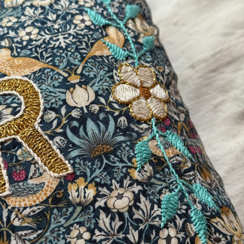 "Amour" Embroidered Cushion (CS-807)