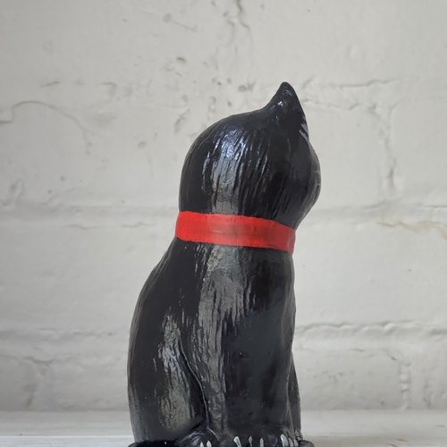 Nostalgic Papier-Mâché Black Cat Candy Box