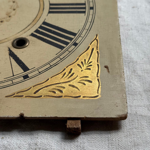 19th-century Wooden Clock Face (#7)